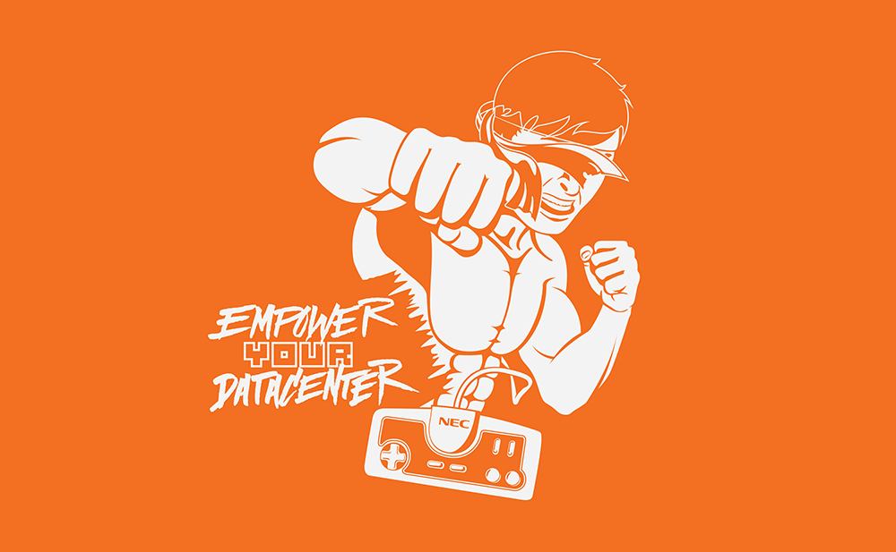 Final Empower Your Datacenter T-Shirt Design Based on Fighting Street